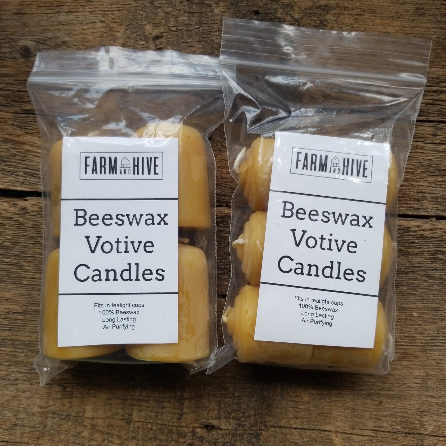 Votives & Mini Votives | Handcrafted Pure Beeswax Candles