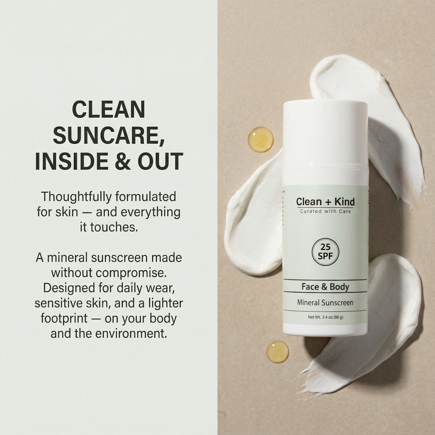 Tallow Mineral Sunscreen