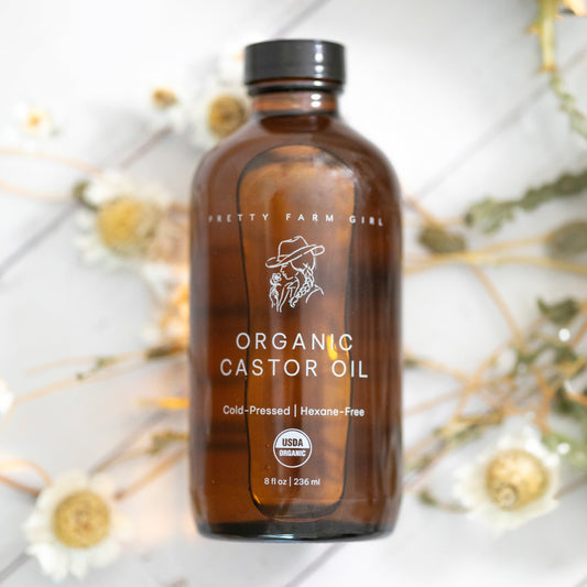 Castor Oil | Pure Organic Cold Pressed Hexane-Free