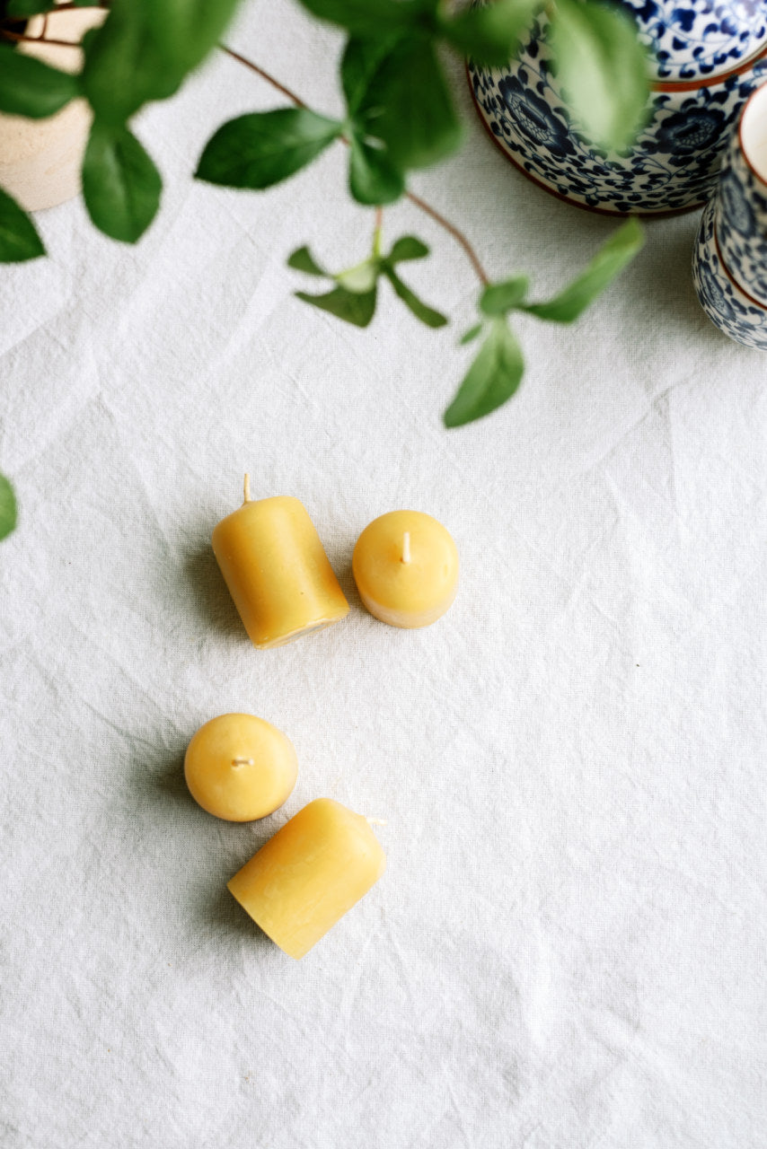 Votives & Mini Votives | Handcrafted Pure Beeswax Candles