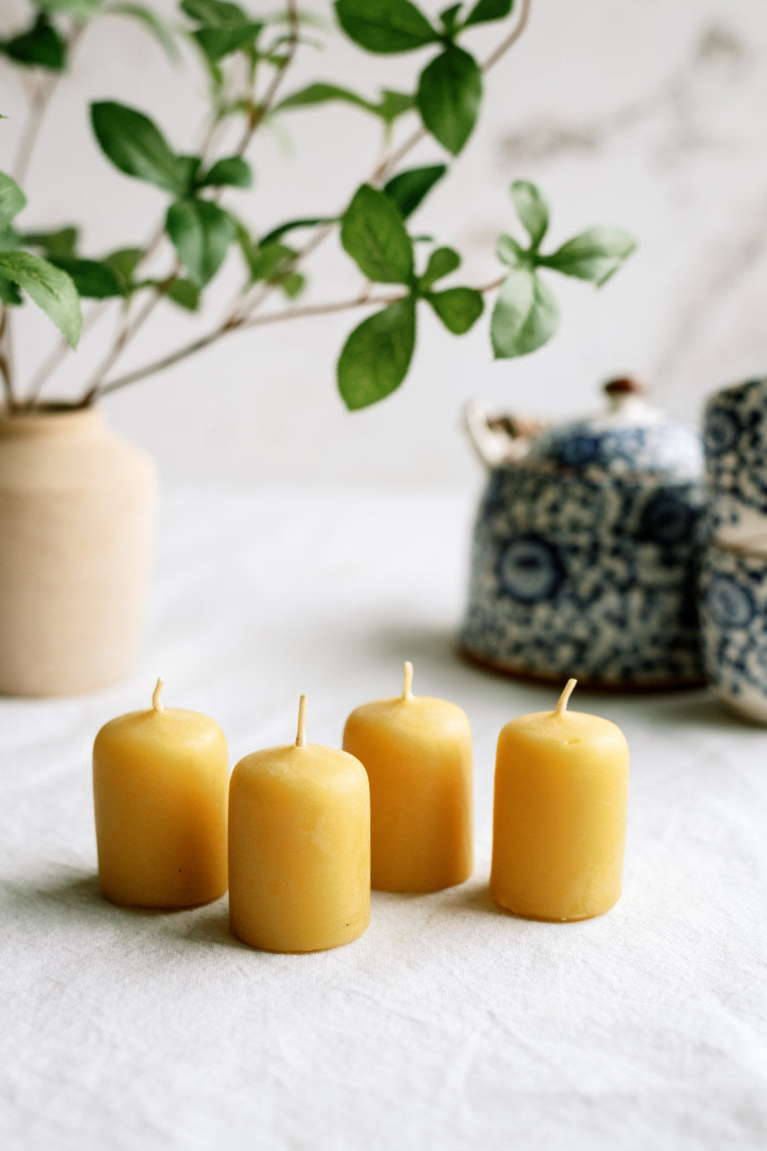Votives & Mini Votives | Handcrafted Pure Beeswax Candles