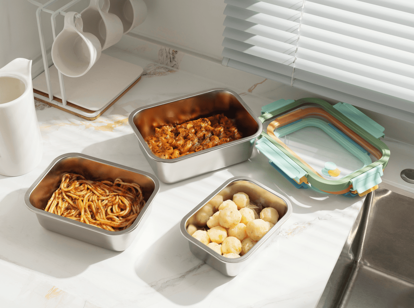 The Stainless Steel Container Set
